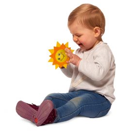 Sol que gira la peonza del bebé