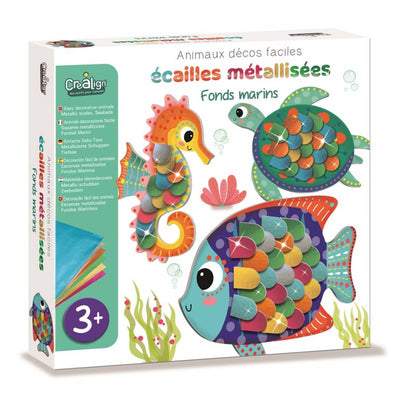 Escamas metálicas - Fondo marino