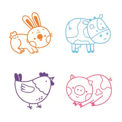 Mis primeros sellos de animales de la granja