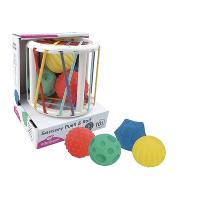 Juego sensorial de empujar y rodar