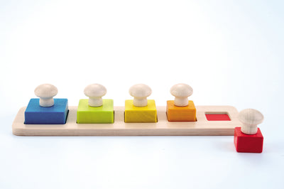 Square Puzzle with Knobs