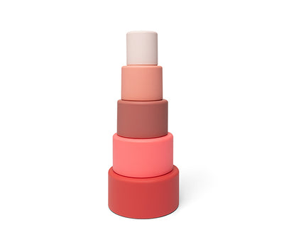 Stacking Bowls Red and Pinks