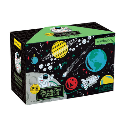 Glow in Dark Puzzle/Outer Space 100 pc