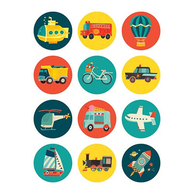 MINI MEMORY GAME/TRANSPORTATION 24 piezas