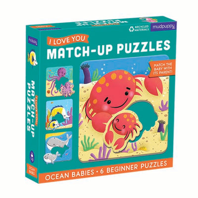 Match-Up Puzzle Ocean Babies 2 pcs