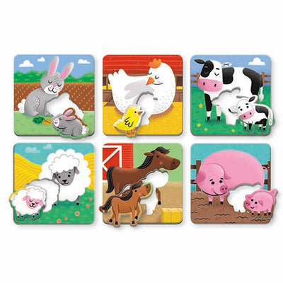 Match-Up Puzzle Farm Babies 2 pcs
