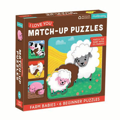 Match-Up Puzzle Farm Babies 2 pcs