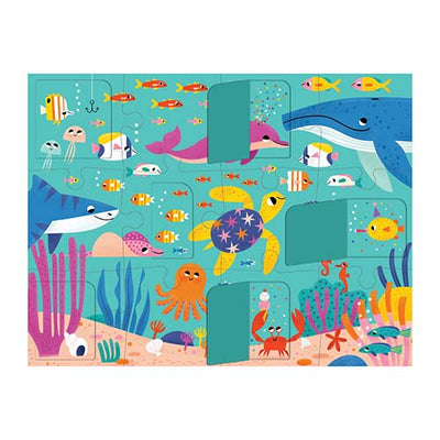 LIFT-THE-FLAT PUZZLE OCEAN PARTY 12 piezas y con solapas