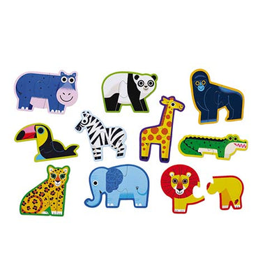 PUZZLE 2 PC. LET´S BEGIN JUNGLE