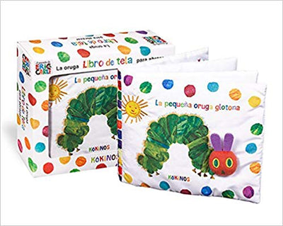 LA PEQUEÑA ORUGA GLOTONA LIBRO DE TELA PARA ABRAZAR