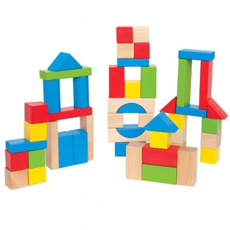 Bloques de madera para construir