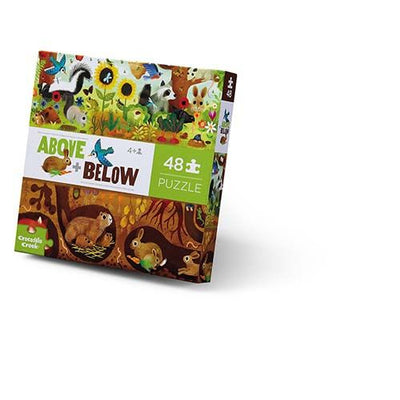 Puzzle Above & Below Backyard 48 pc