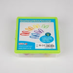 12 pinzas de colores translúcidas