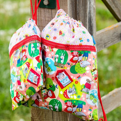 Bolsa merienda caperucitas