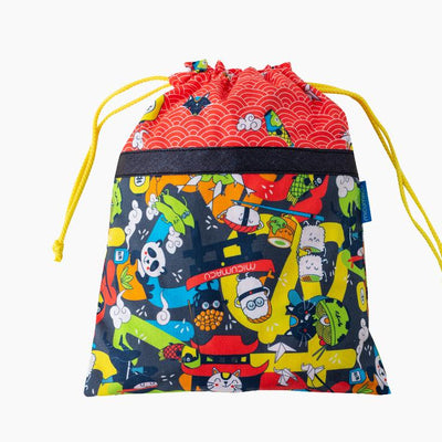 Bolsa merienda Japan lovers gris