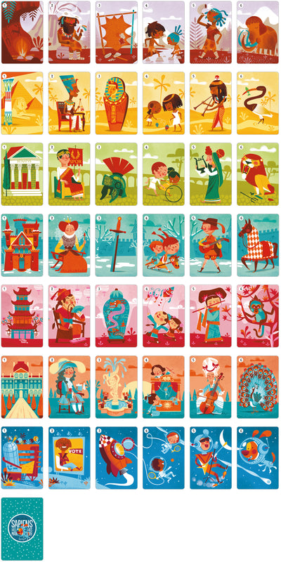 SAPIENS, HUMAN HISTORY CARDS