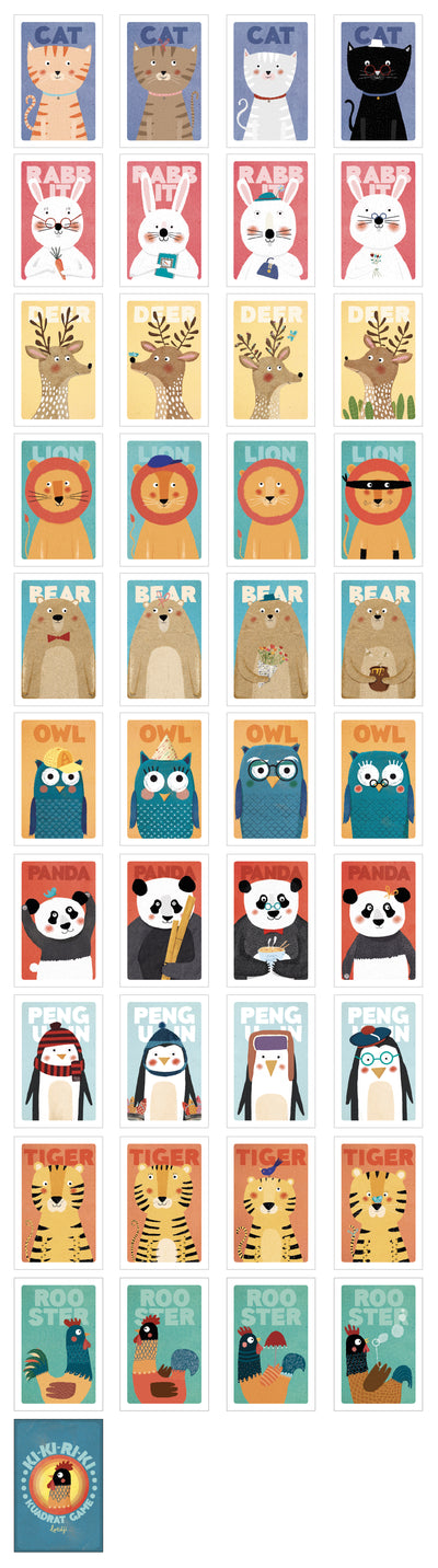 Ki-Ki-Ri-Ki Kuadrat Card Game