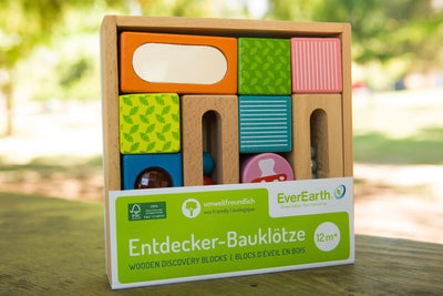 12 bloques de madera descubrimiento