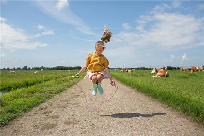 Cuerda de saltar rosa