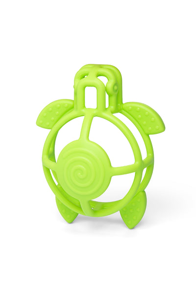 Teether Turtle Green