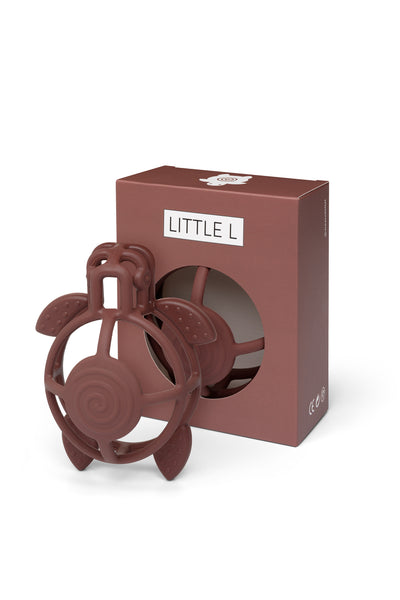 Teether Turtle Brown