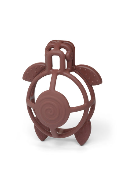 Teether Turtle Brown