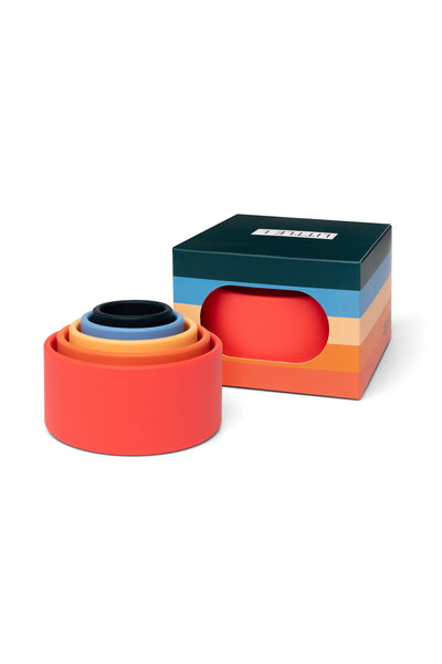 Stacking Bowls Oranges and Blues