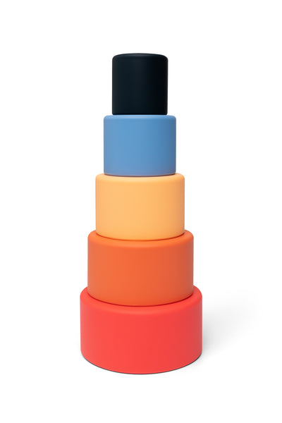 Stacking Bowls Oranges and Blues