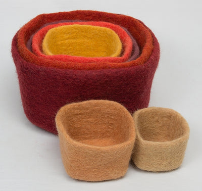 Stacking Cubes Indigenous 7pc