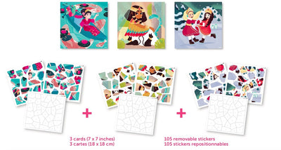 Mis Puzles de Pegatinas "Princesas"