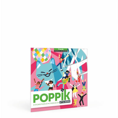 Mis Puzles de Pegatinas "Amigos"