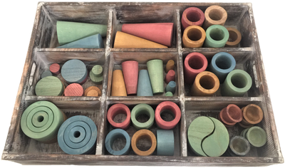 Earth 1 Loose Parts Tray/ 72pc