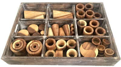 Natural 1 Loose Parts Tray/ 72pc