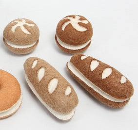 Baguettes + Rolls halved