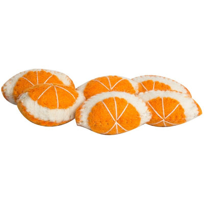 Gajo naranja de lana Papoose toys