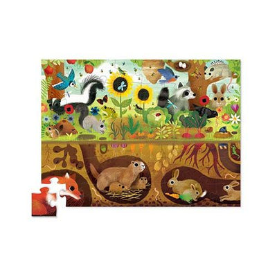 Puzzle Above & Below Backyard 48 pc